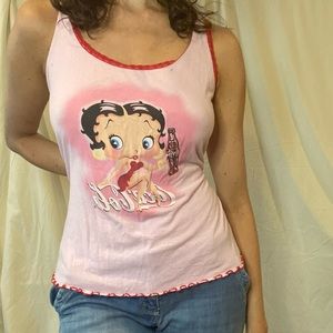 vintage Betty Boop / Coca Cola y2k tank top